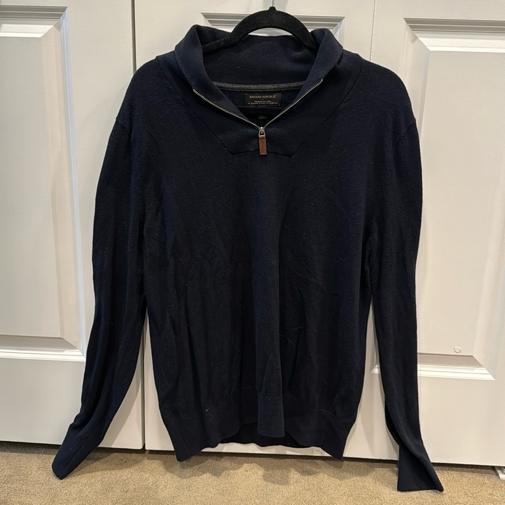 Banana Republic quarter zip